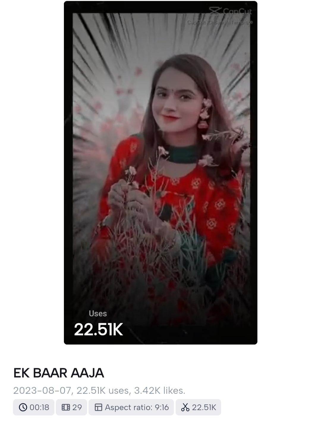 Top 5 Hindi Song capCut Template Link 2024 (100 Working Link)